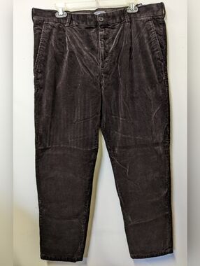 H&M Men's Corduroy Pants - Dark Brown - Used Great Condition